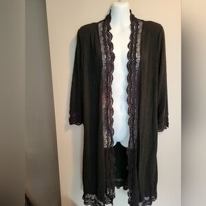 Tickled Teal cardigan size medium